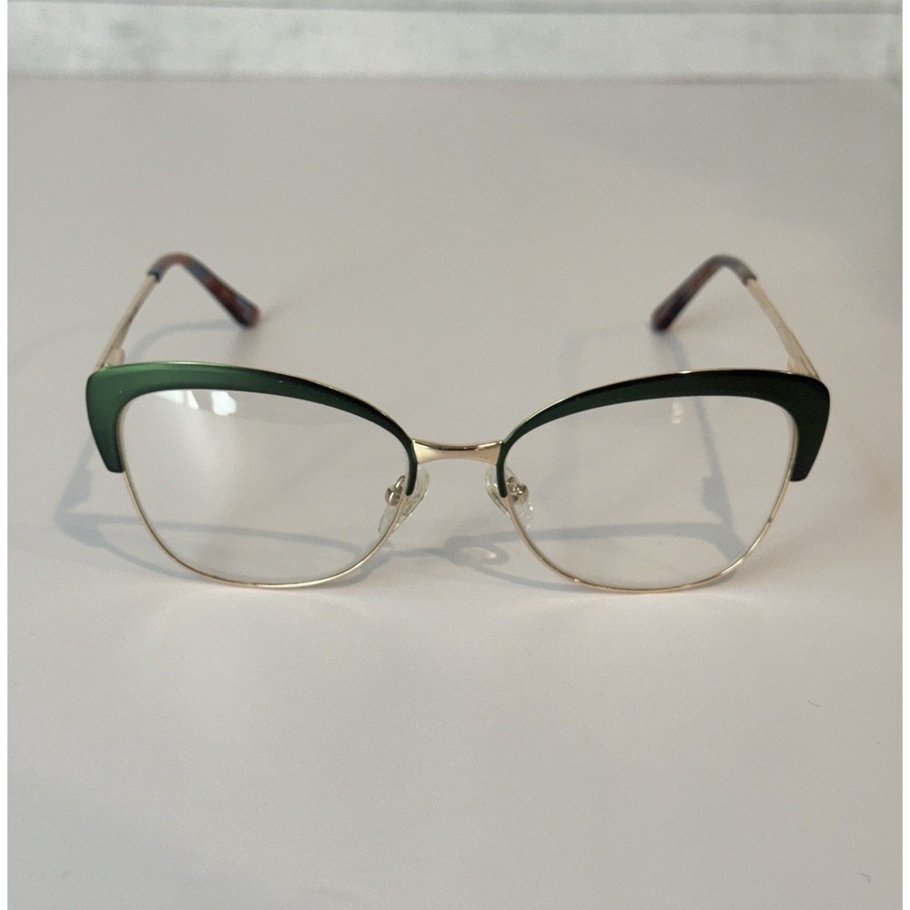 Scott & Zelda SZ7440 Satin Green Gold Cat Eye Eyeglass Frames